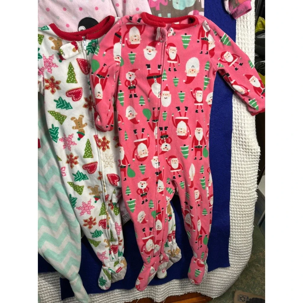 Cozy Toddler Carter's Fleece Pajama Sleeper Bundle 2T Multicolor 10pc